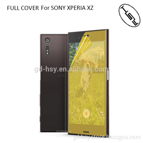 HUYSHE for Sony Xperia XZ full cover soft TPU Material screen protector for Sony Xperia XZ